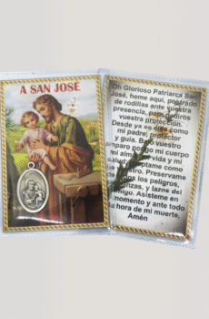 LAMINA SAN JOSÉ CON MEDALLA