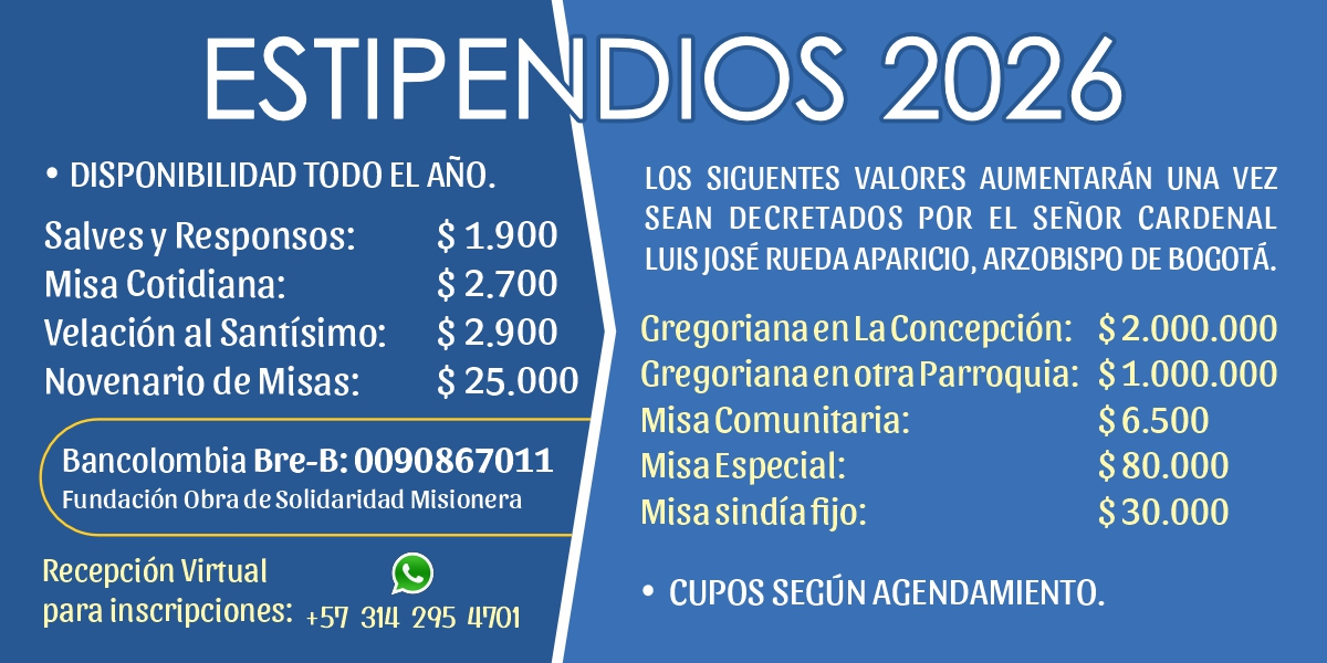 ESTIPENDIOS 2026